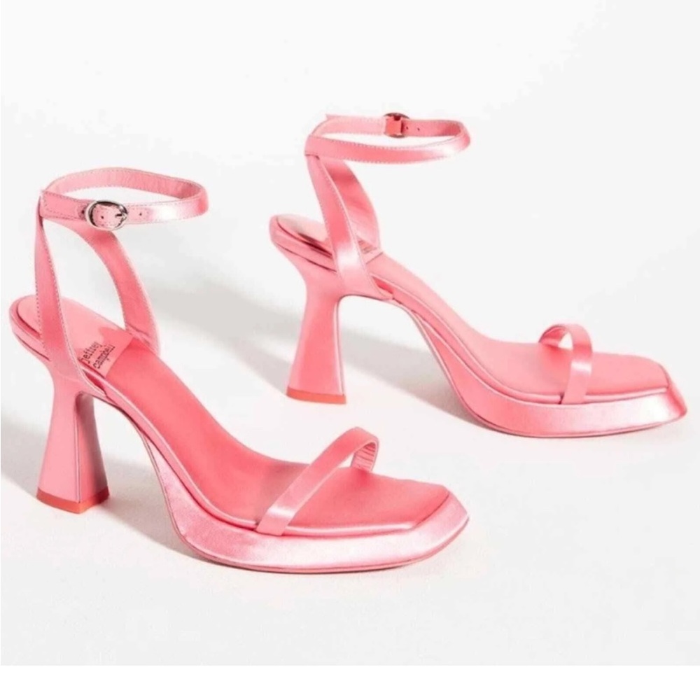Jeffrey Campbell: America, Pink Satin, size 8.5 (never worn)